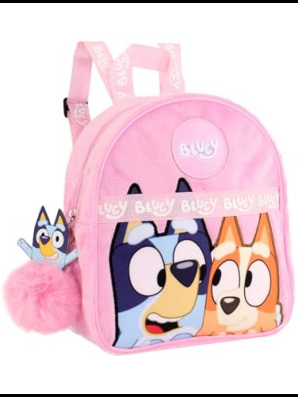Kids Fluffy Fur Mini Backpack Travel Purse School Bag